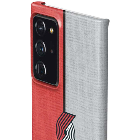 NBA Portland Trail Blazers Canvas Galaxy Note20 Ultra 5G Lite Case