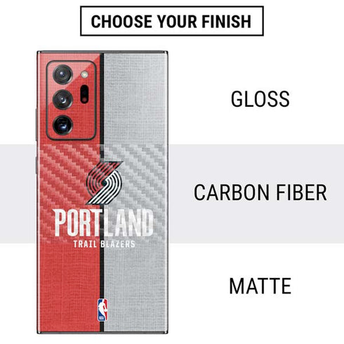 NBA Portland Trail Blazers Canvas Galaxy Note20 Ultra 5G Skin