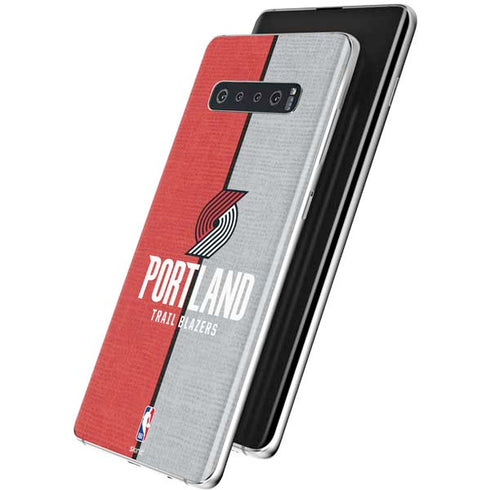 NBA Portland Trail Blazers Canvas Galaxy S10 Skin