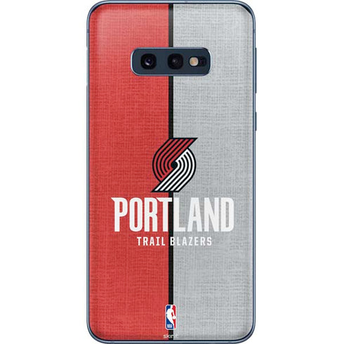 NBA Portland Trail Blazers Canvas Galaxy S10e Skin