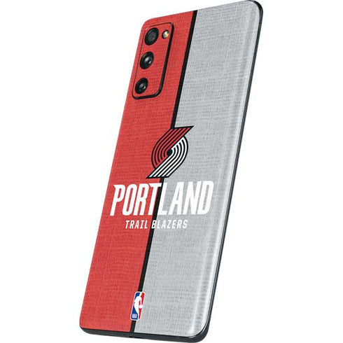 NBA Portland Trail Blazers Canvas Galaxy S20 Fan Edition Skin