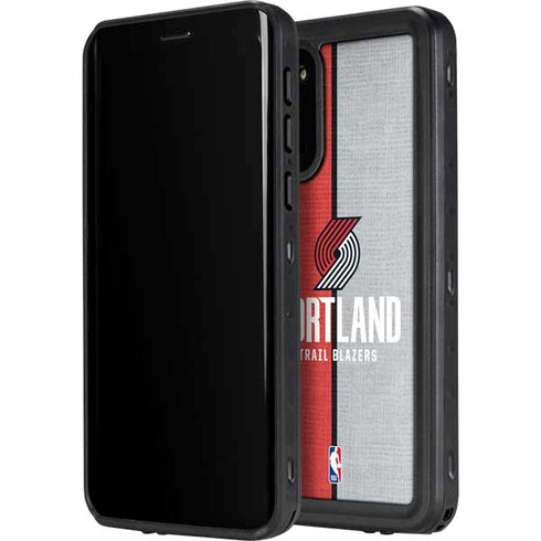 NBA Portland Trail Blazers Canvas Galaxy S20 Plus Waterproof Case