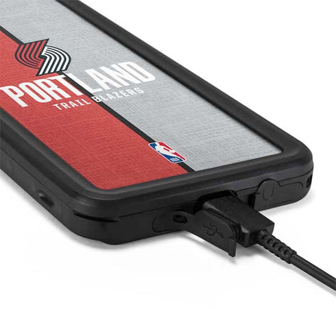 NBA Portland Trail Blazers Canvas Galaxy S20 Plus Waterproof Case