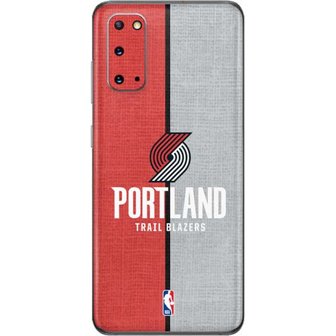 NBA Portland Trail Blazers Canvas Galaxy S20 Skin