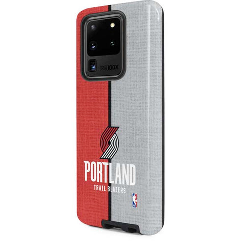 NBA Portland Trail Blazers Canvas Galaxy S20 Ultra 5G Pro Case