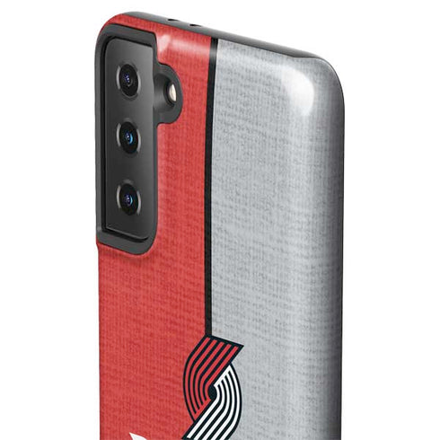 NBA Portland Trail Blazers Canvas Galaxy S21 Plus 5G Pro Case