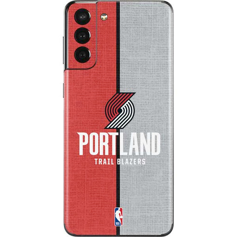 NBA Portland Trail Blazers Canvas Galaxy S21 Plus 5G Skin