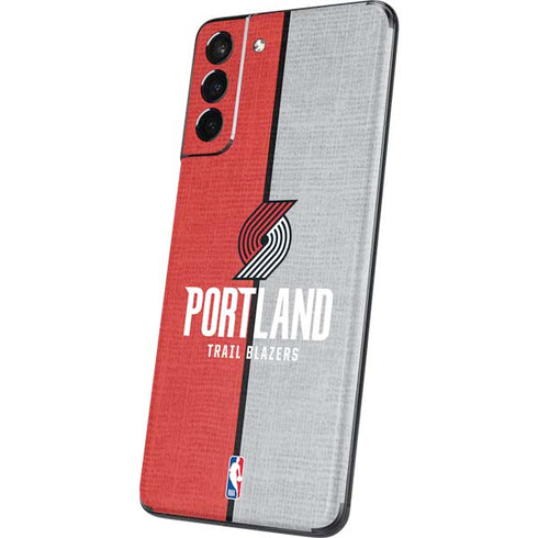NBA Portland Trail Blazers Canvas Galaxy S21 Plus 5G Skin