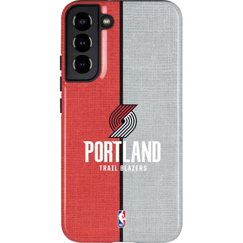 NBA Portland Trail Blazers Canvas Galaxy S22 Plus Pro Case