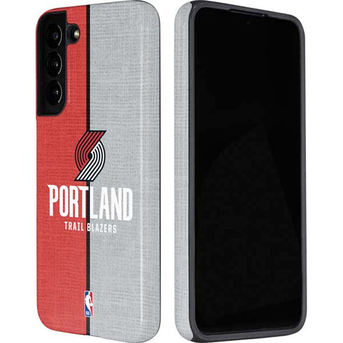 NBA Portland Trail Blazers Canvas Galaxy S22 Pro Case