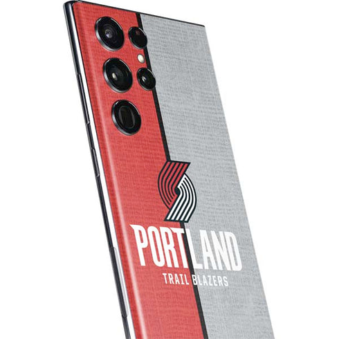 NBA Portland Trail Blazers Canvas Galaxy S22 Ultra Skin