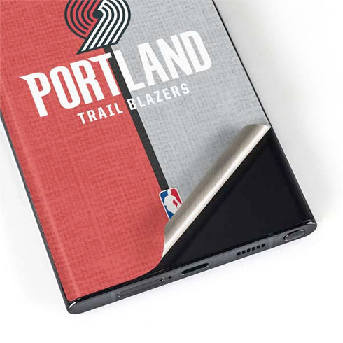 NBA Portland Trail Blazers Canvas Galaxy S22 Ultra Skin