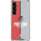 NBA Portland Trail Blazers Canvas Galaxy S23 Clear Case