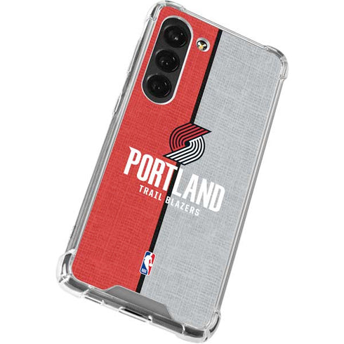 NBA Portland Trail Blazers Canvas Galaxy S23 Clear Case