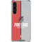 NBA Portland Trail Blazers Canvas Galaxy S23 Plus Clear Case