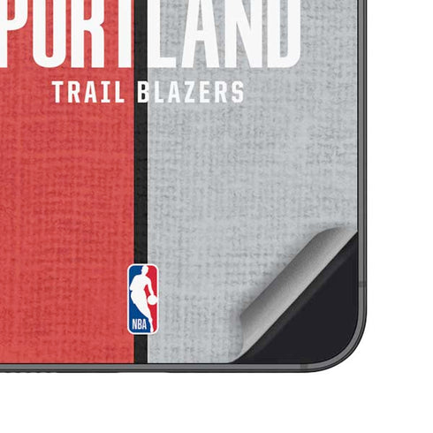 NBA Portland Trail Blazers Canvas Galaxy S23 Plus Skin