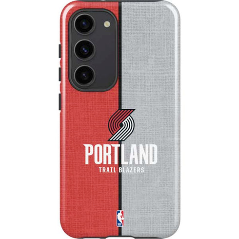 NBA Portland Trail Blazers Canvas Galaxy S23 Pro Case