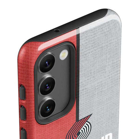 NBA Portland Trail Blazers Canvas Galaxy S23 Pro Case