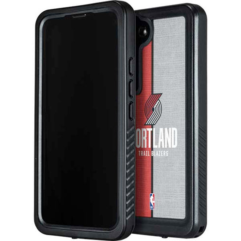 NBA Portland Trail Blazers Canvas Galaxy S23 Waterproof Case