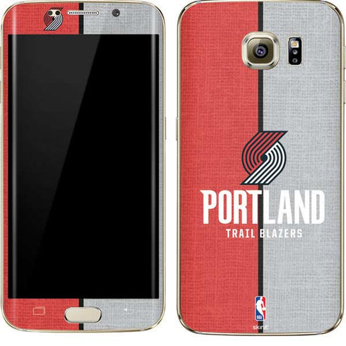 NBA Portland Trail Blazers Canvas Galaxy S7 Edge Skin