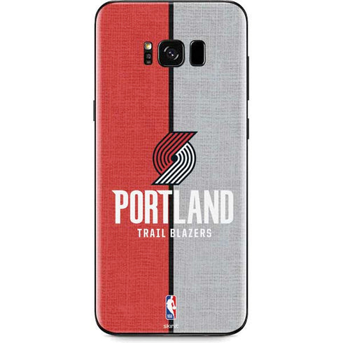 NBA Portland Trail Blazers Canvas Galaxy S8 Plus Skin