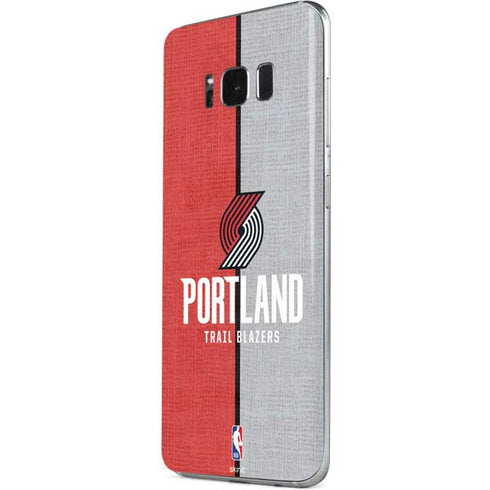 NBA Portland Trail Blazers Canvas Galaxy S8 Plus Skin