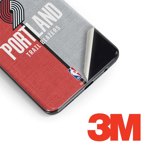 NBA Portland Trail Blazers Canvas Galaxy S9 Plus Skin