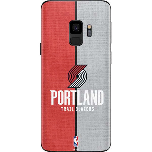 NBA Portland Trail Blazers Canvas Galaxy S9 Skin