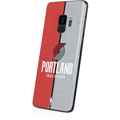 NBA Portland Trail Blazers Canvas Galaxy S9 Skin