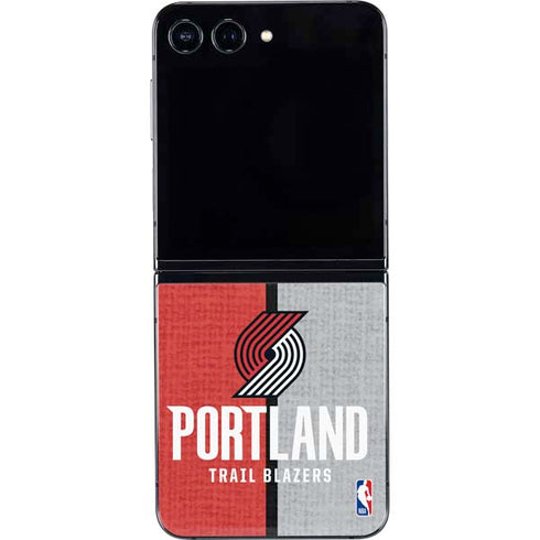 NBA Portland Trail Blazers Canvas Galaxy Z Flip5 5G Skin