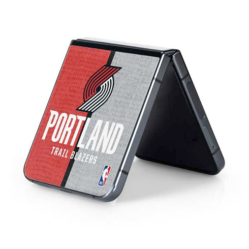 NBA Portland Trail Blazers Canvas Galaxy Z Flip5 5G Skin