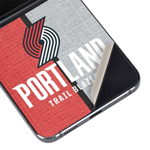 NBA Portland Trail Blazers Canvas Galaxy Z Flip5 5G Skin