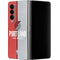 NBA Portland Trail Blazers Canvas Galaxy Z Fold4 5G Skin