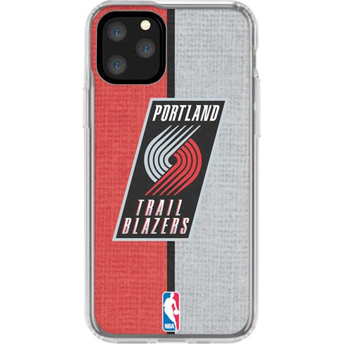 NBA Portland Trail Blazers Canvas iPhone 11 Pro Clear Case