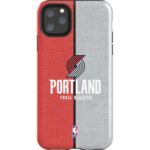 NBA Portland Trail Blazers Canvas iPhone 11 Pro Max Impact Case