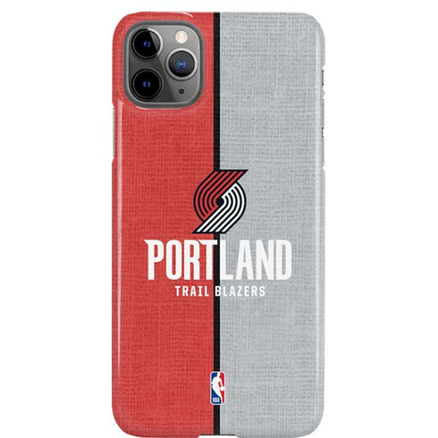 NBA Portland Trail Blazers Canvas iPhone 11 Pro Max Lite Case