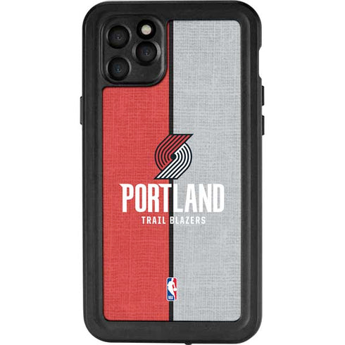 NBA Portland Trail Blazers Canvas iPhone 11 Pro Max Waterproof Case