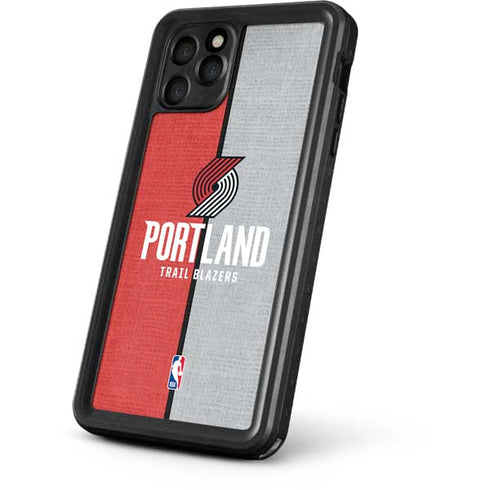 NBA Portland Trail Blazers Canvas iPhone 11 Pro Max Waterproof Case