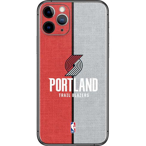NBA Portland Trail Blazers Canvas iPhone 11 Pro Skin