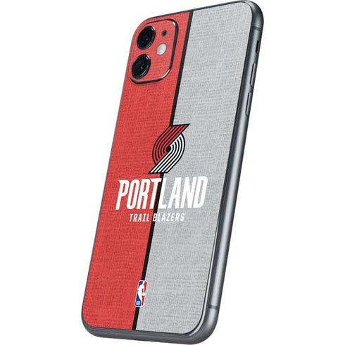 NBA Portland Trail Blazers Canvas iPhone 11 Skin