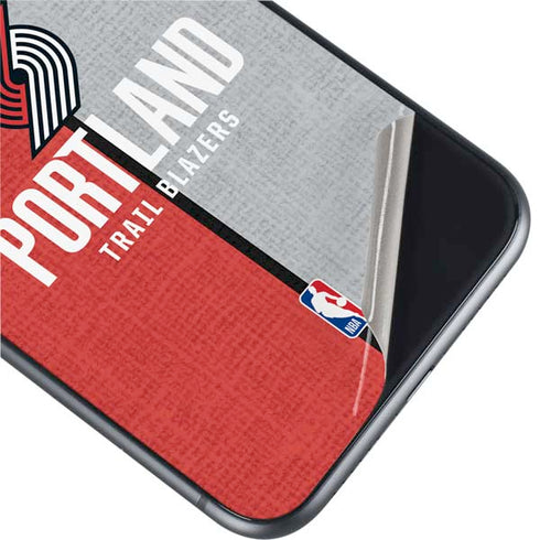 NBA Portland Trail Blazers Canvas iPhone 11 Skin