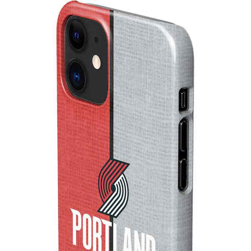 NBA Portland Trail Blazers Canvas iPhone 12 Mini Lite Case