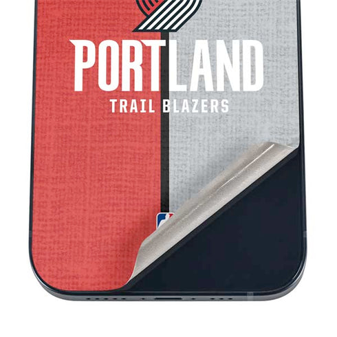 NBA Portland Trail Blazers Canvas iPhone 12 Mini Skin