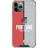 NBA Portland Trail Blazers Canvas iPhone 12 Pro Clear Case