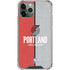 NBA Portland Trail Blazers Canvas iPhone 12 Pro Max Clear Case
