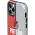 NBA Portland Trail Blazers Canvas iPhone 12 Pro Max Impact Case