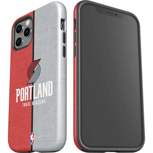 NBA Portland Trail Blazers Canvas iPhone 12 Pro Max Impact Case