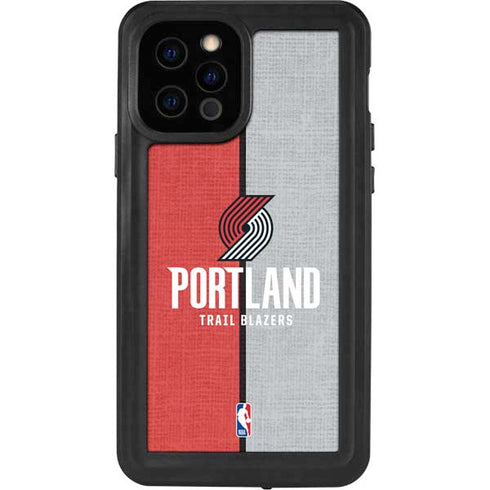 NBA Portland Trail Blazers Canvas iPhone 12 Pro Waterproof Case