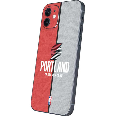 NBA Portland Trail Blazers Canvas iPhone 12 Skin