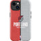 NBA Portland Trail Blazers Canvas iPhone 15 Plus Impact Case